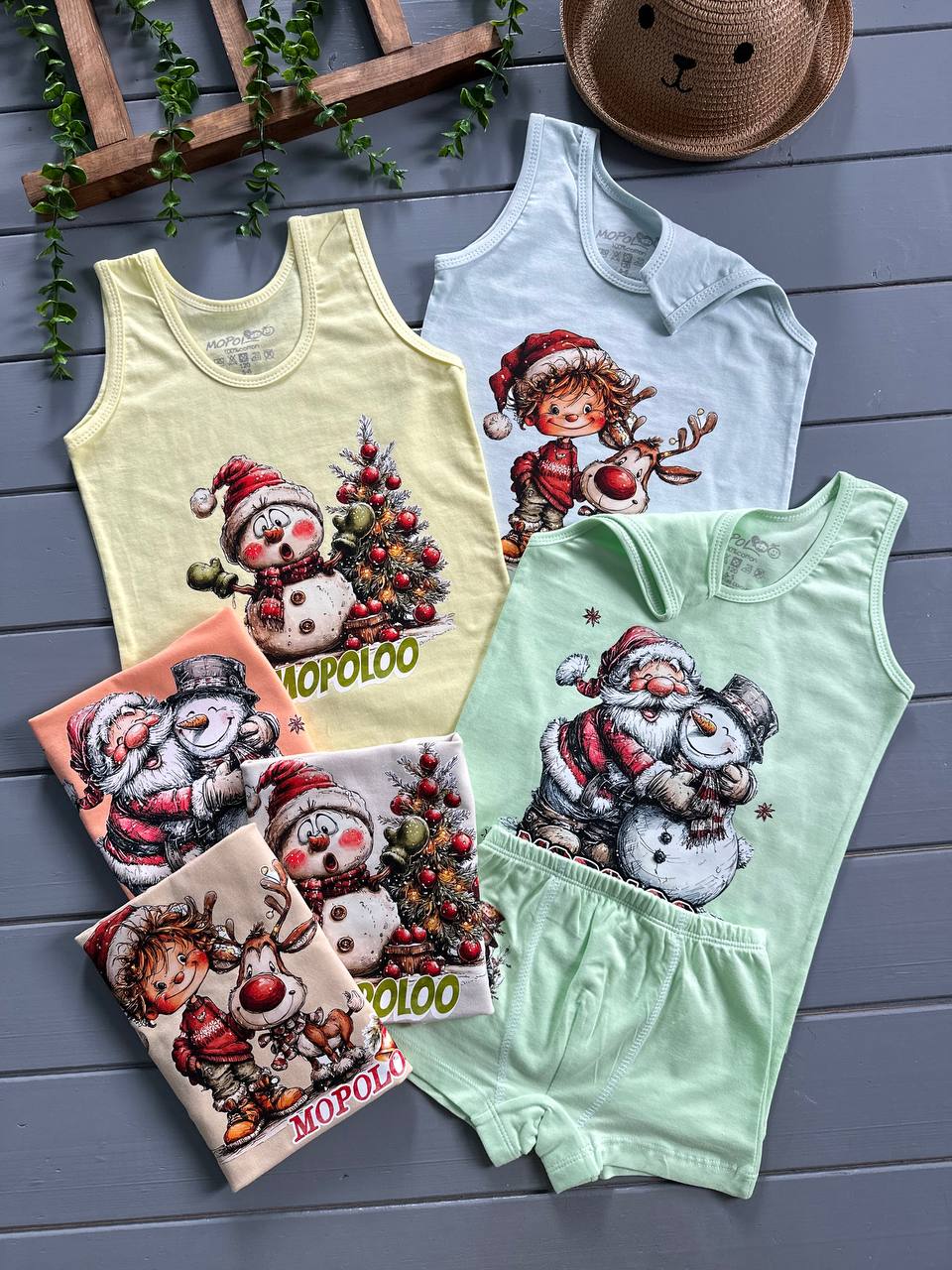 رکابی شورت پسرانه شکلکی