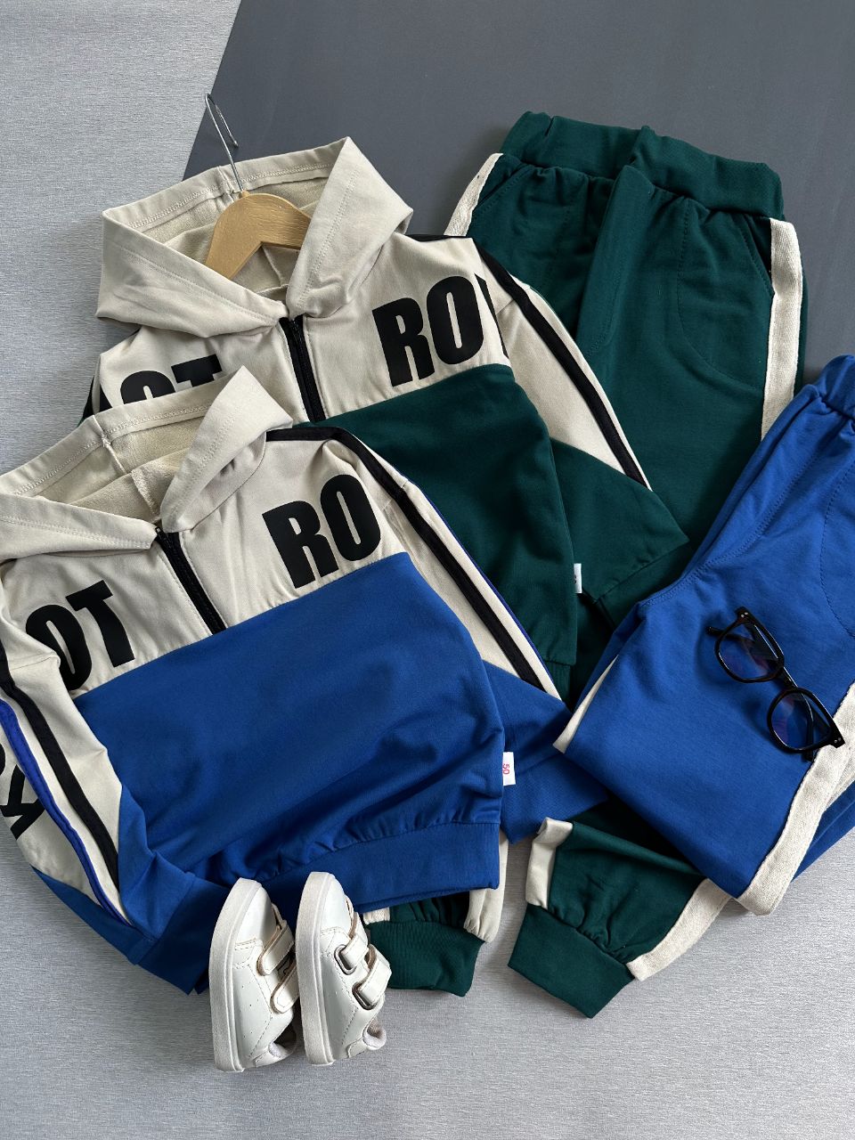 هودی شلوار نیم زیپ