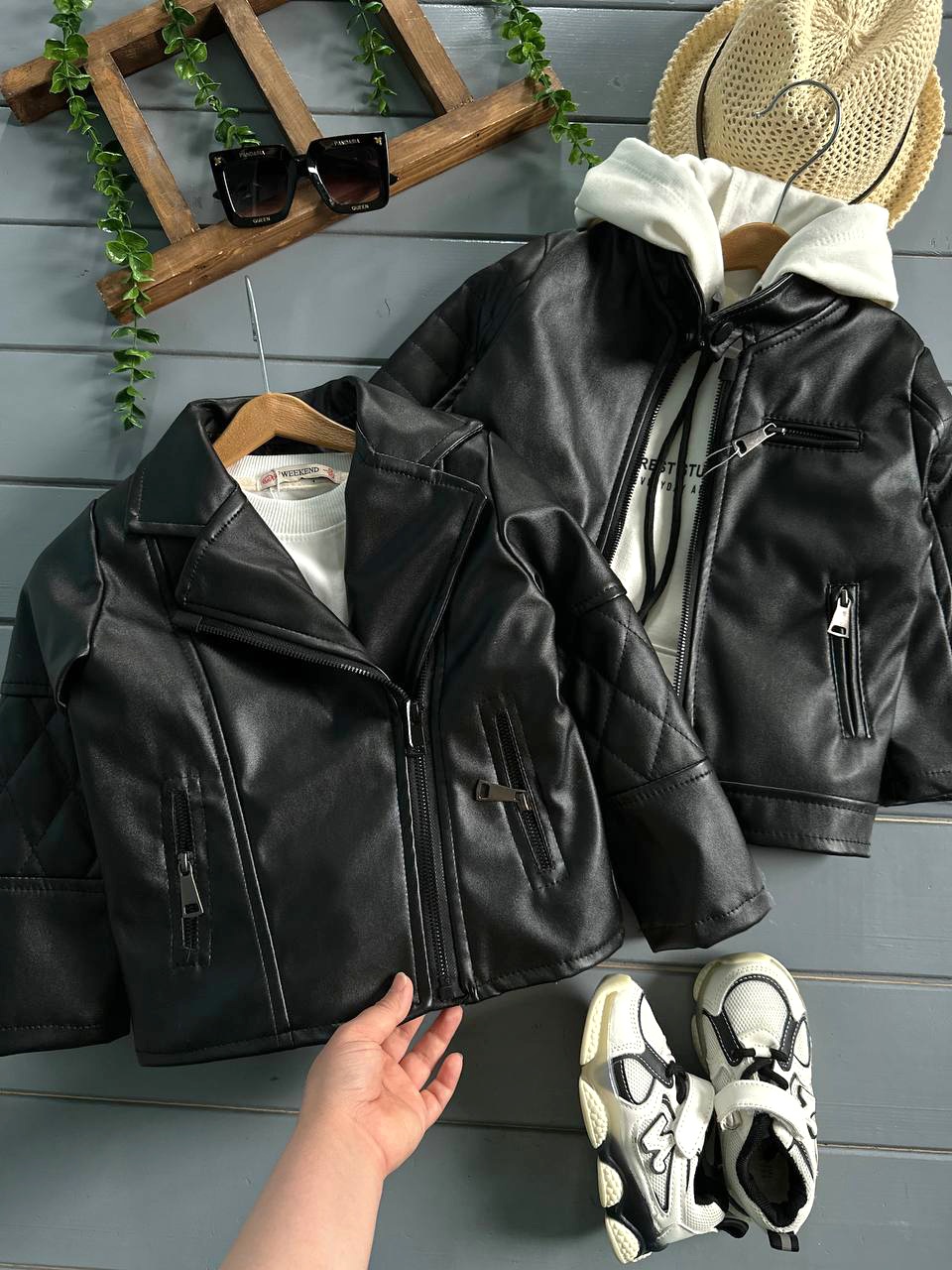 کت چرم بچگانه