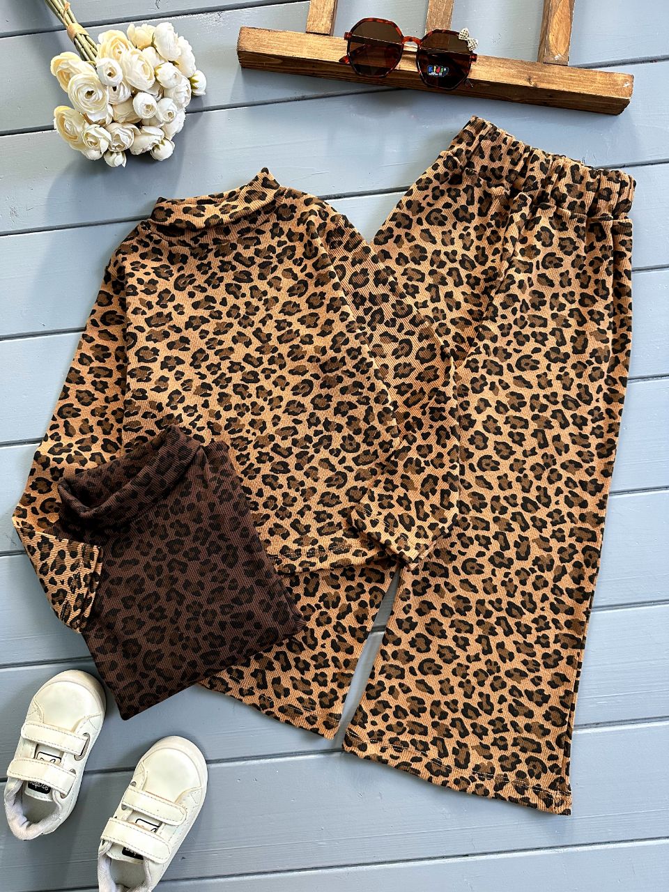 ست یقه اسکی پلنگی